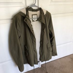 Olive green jacket